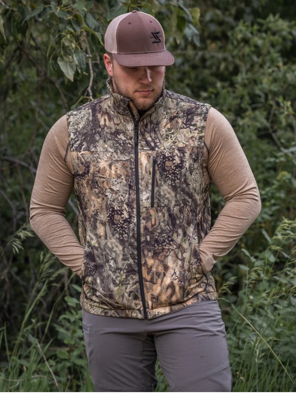Eberlestock Battle Creek Vest Mirage Camo 4-Way Stretch NWT Large